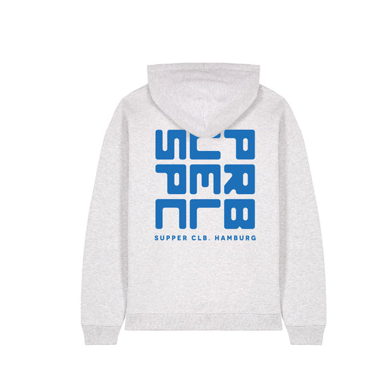 Hoodie "Square Logo" Heather Grey