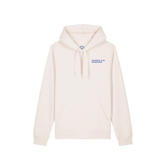 Hoodie "Square Logo" Natural Raw